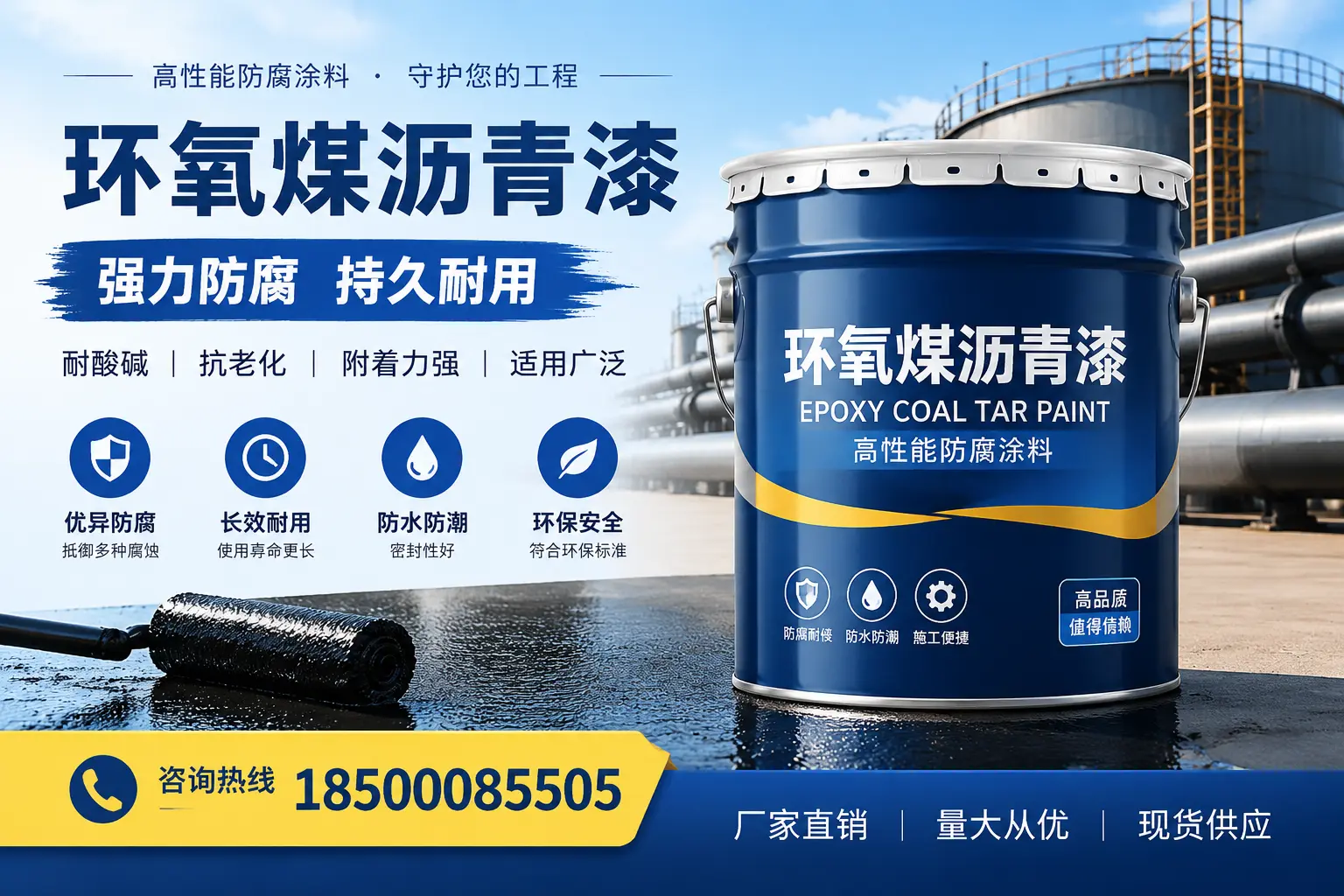 环氧煤沥青漆在防腐领域的重要性,保定行业动态
